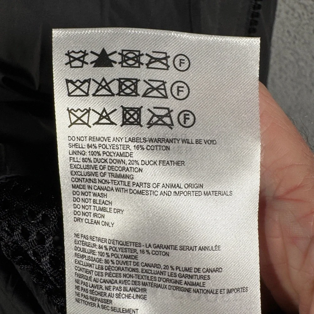 Canada Goose MacMillan Parka Mens L Granite Grey Down Filled Hooded 2080M